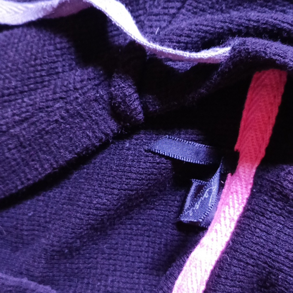Black large hoodie